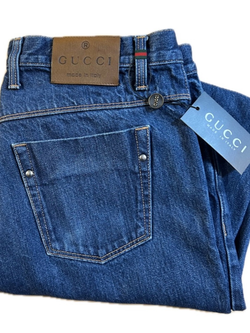Classic Gucci Men’s Jeans Size 50 US Size 35 Price $450 Excellent condition.